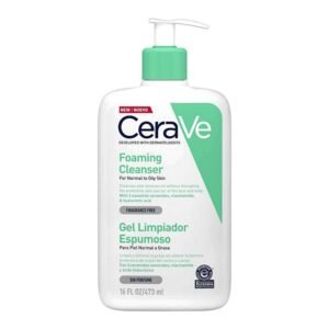 CeraVe Foaming Facial Cleanser for Normal to Oily Skin with Ceramides and Niacinamide