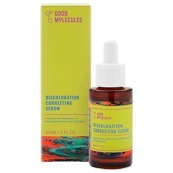 Good Molecules Discoloration Correcting Serum with Tranexamic Acid and Niacinamide for Dark Spots, anf Sun Damage.